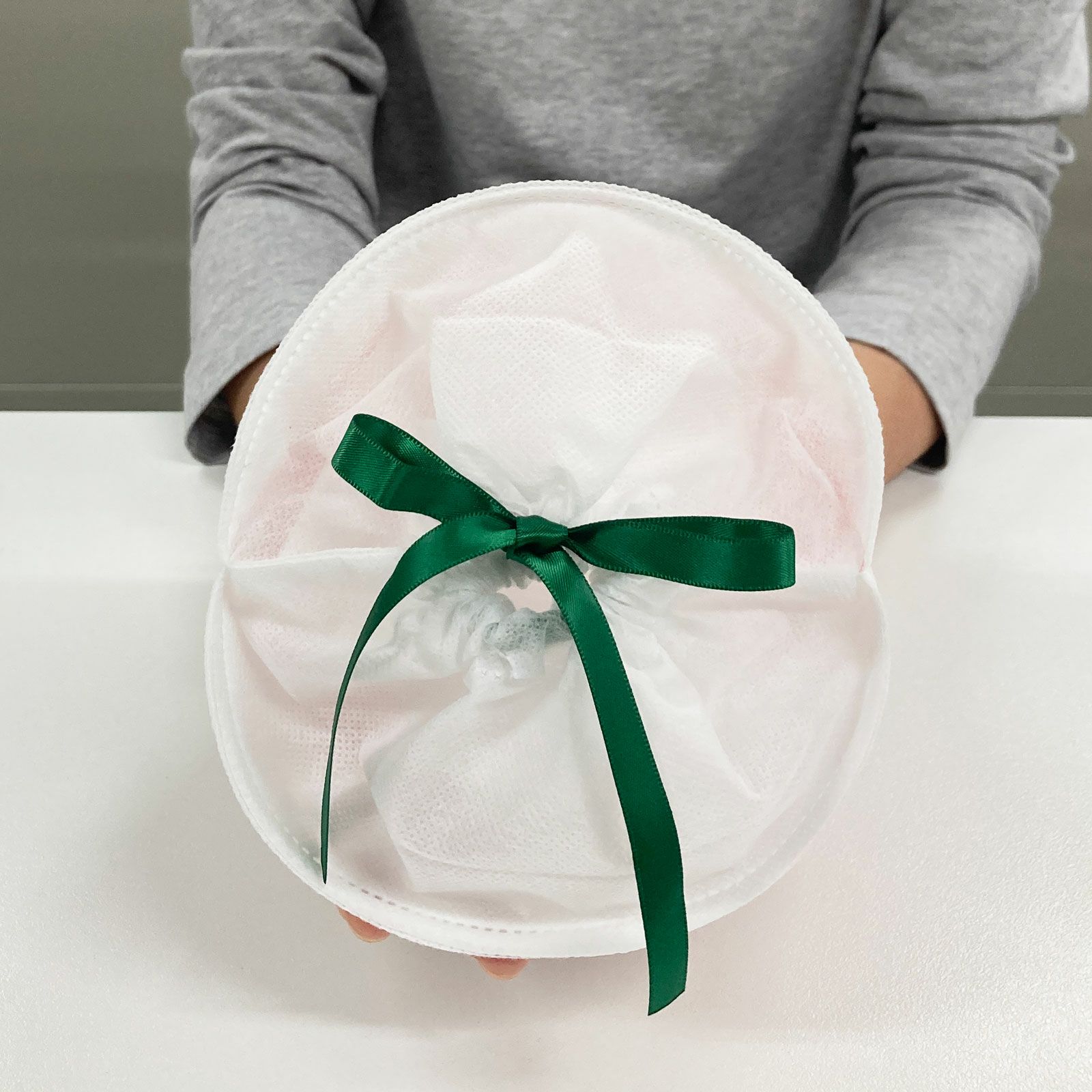 サンタ帽子　XMASニットFP　20枚入｜ラッピング資材の仕入れならラッピングの森