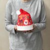 サンタ帽子　XMASニットFP　20枚入｜ラッピング資材の仕入れならラッピングの森