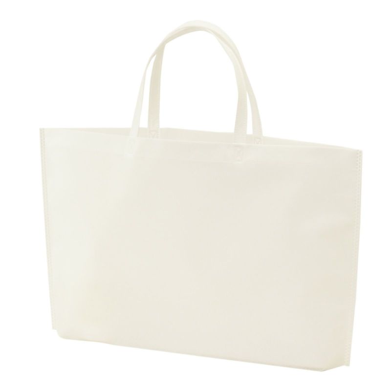 不織布バッグ｜【小ロット】シンプルトート75　A4横　10枚入