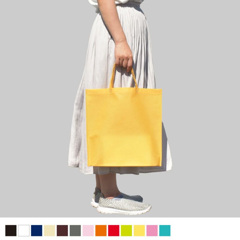 不織布バッグ｜【小ロット】シンプルトート75　A4縦　10枚入