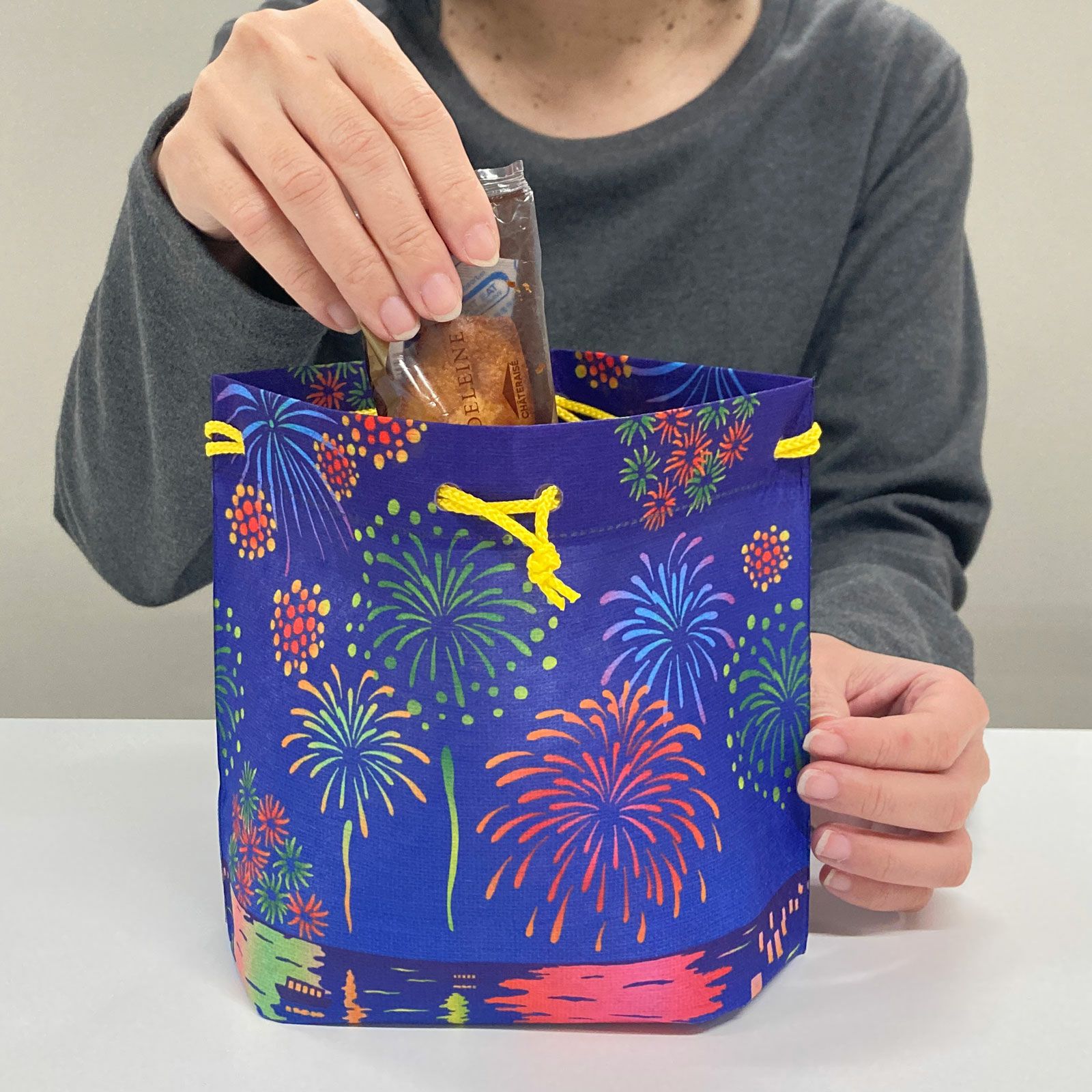 ラッピング｜信玄袋FP　水上花火柄　20枚入～