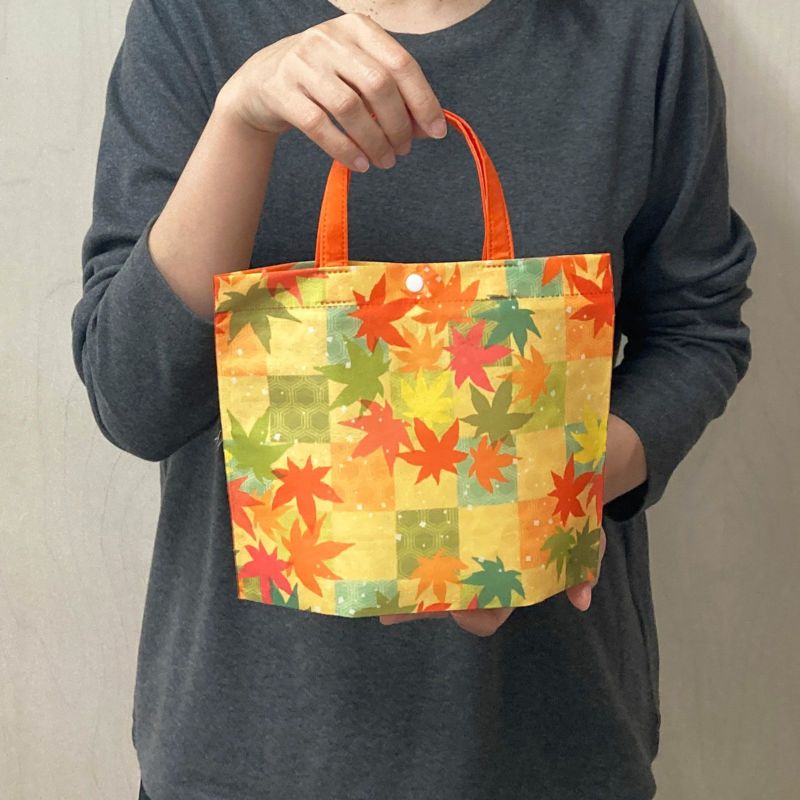 ラッピング｜【秋ギフト】紅葉ラッピングセット　敬老の日｜不織布ラッピング袋