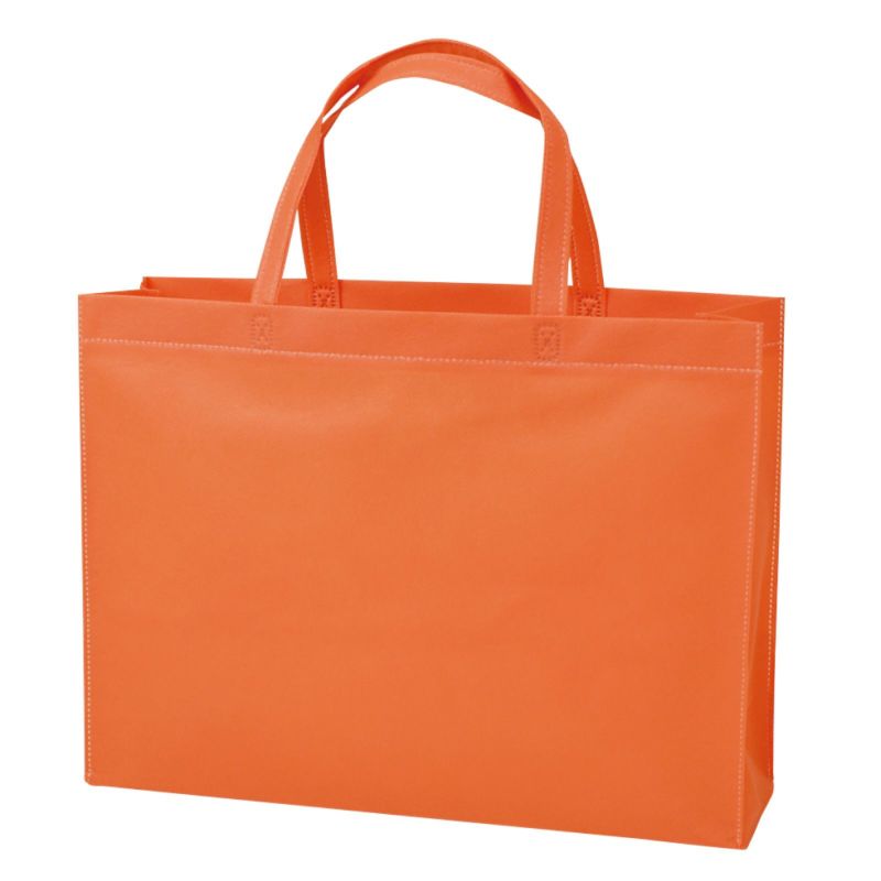 不織布バッグ｜【リピーター専用】ベーシックトート　普通タイプ(75g）　A4横 名入れ有　100枚入