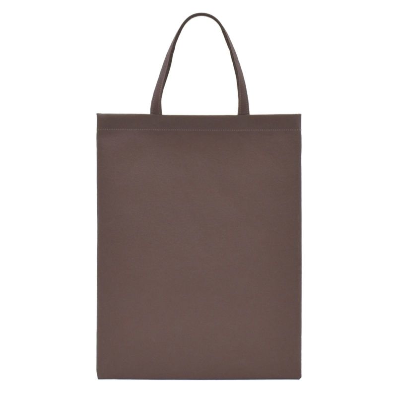 不織布バッグ｜【リピーター専用】ベーシックトート　厚タイプ(100g）　A4縦マチなし 名入れ有 100枚入