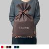 ラッピング｜【リピーター専用】ソフトバッグベーシックS6厚　2穴リボン巾着　名入れ有 100枚入