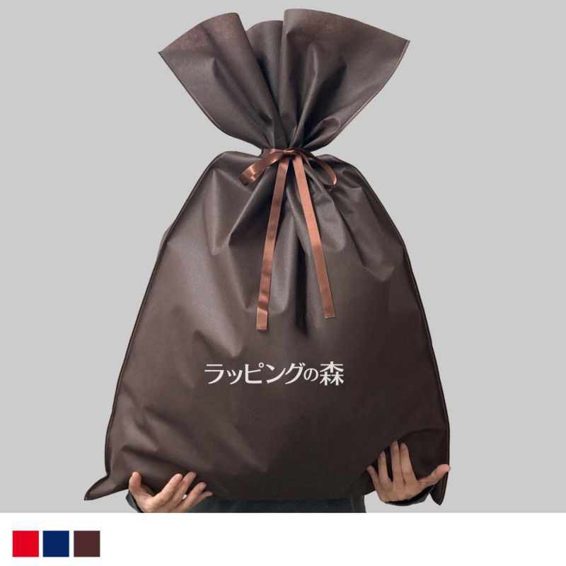 【リピーター専用】ソフトバッグベーシックS9厚　2穴リボン巾着　名入れ有 100枚入｜ラッピング資材の仕入れならラッピングの森