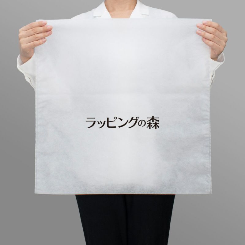 アパレル資材｜【リピーター専用】不織布製平袋　厚タイプ（23g）　サイズ50　名入れ有　100枚入