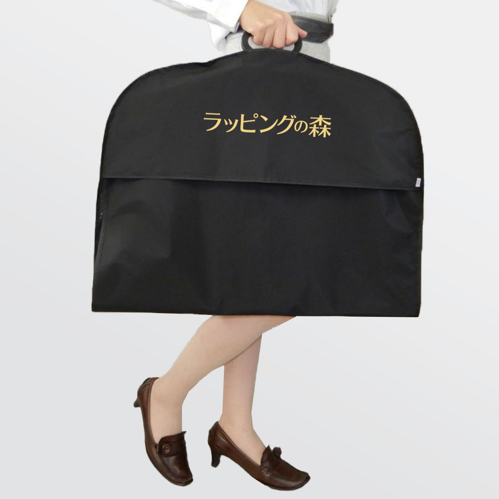 【リピーター専用】内面クリアキャリーバッグ(外面EVA / 内面透明)　名入れ有　120枚入　※ハンガー付