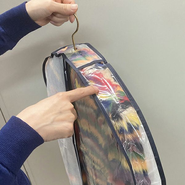 アパレル｜【リピーター専用】マチ付　半身透明洋服カバー　スーツ・ジャケット用　名入れ有　200枚入