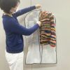 アパレル｜【リピーター専用】マチ付　半身透明洋服カバー　スーツ・ジャケット用　名入れ有　200枚入