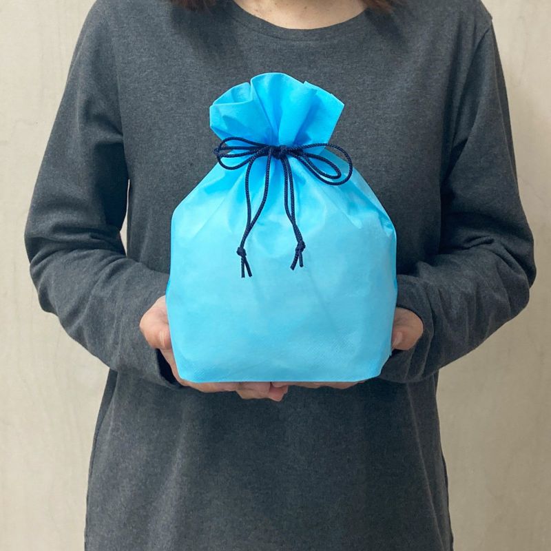 ラッピング｜【リピーター専用】巾着袋大　プレーン　名入れ有　100枚入