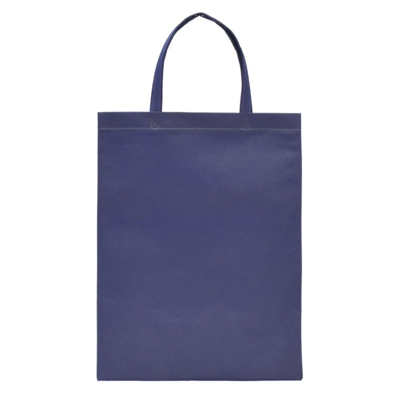 不織布バッグ｜【小ロット】ベーシックトート　厚タイプ(100g）　A4縦マチなし　10枚入～