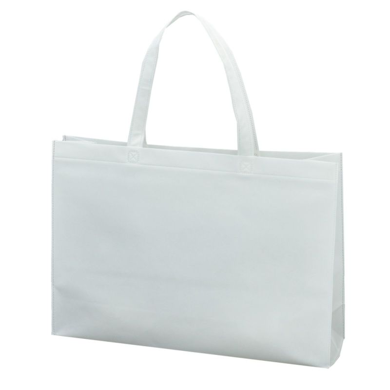 不織布バッグ｜【1000枚以上専用】ベーシックトート　厚タイプ(100g）　中横　100枚入