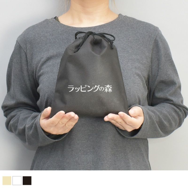 アパレル｜【1000枚以上専用】不織布インナー巾着　普通タイプ　SS　名入れ有り　100枚入