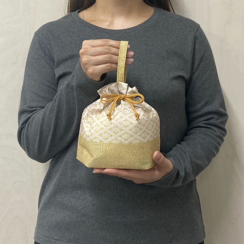 ラッピング｜【リピーター専用】和柄手提げ巾着FP　名入れ有　100枚入