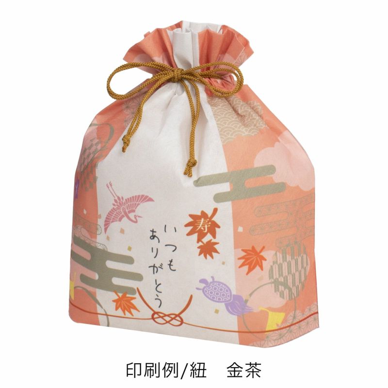 ラッピング｜【セミオーダー】巾着袋（大）｜不織布ラッピング袋｜100枚入