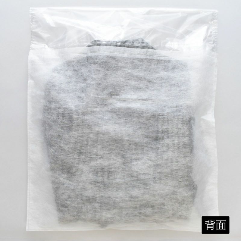 【1000枚以上専用】シール付き透明内袋　大　名入れ有　100枚入