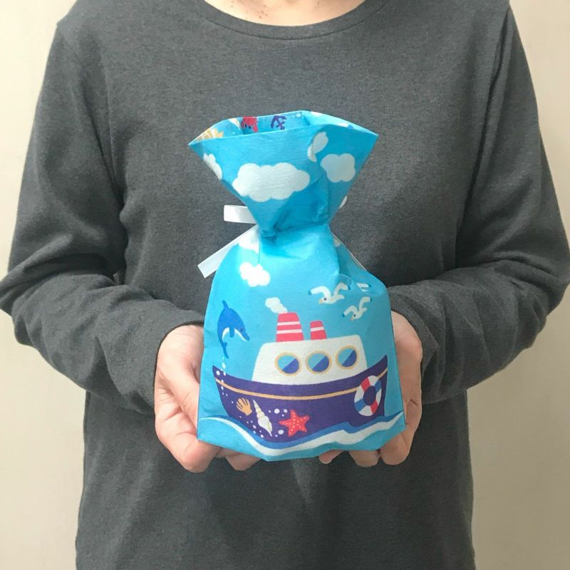 ラッピング｜夏のラッピングセット／トリコロールマリン