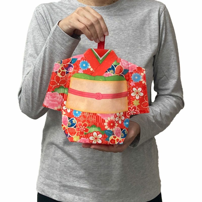 ラッピングの森｜スリットタイプ晴れ姿　みやび赤FP　20枚入～