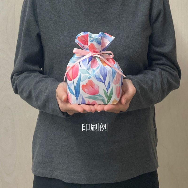 ラッピング｜【セミオーダー】巾着袋（特小）｜不織布ラッピング袋｜100枚入