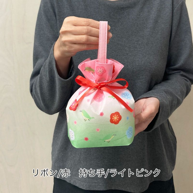 ラッピング｜【セミオーダー】巾着袋（特小）｜不織布ラッピング袋｜100枚入