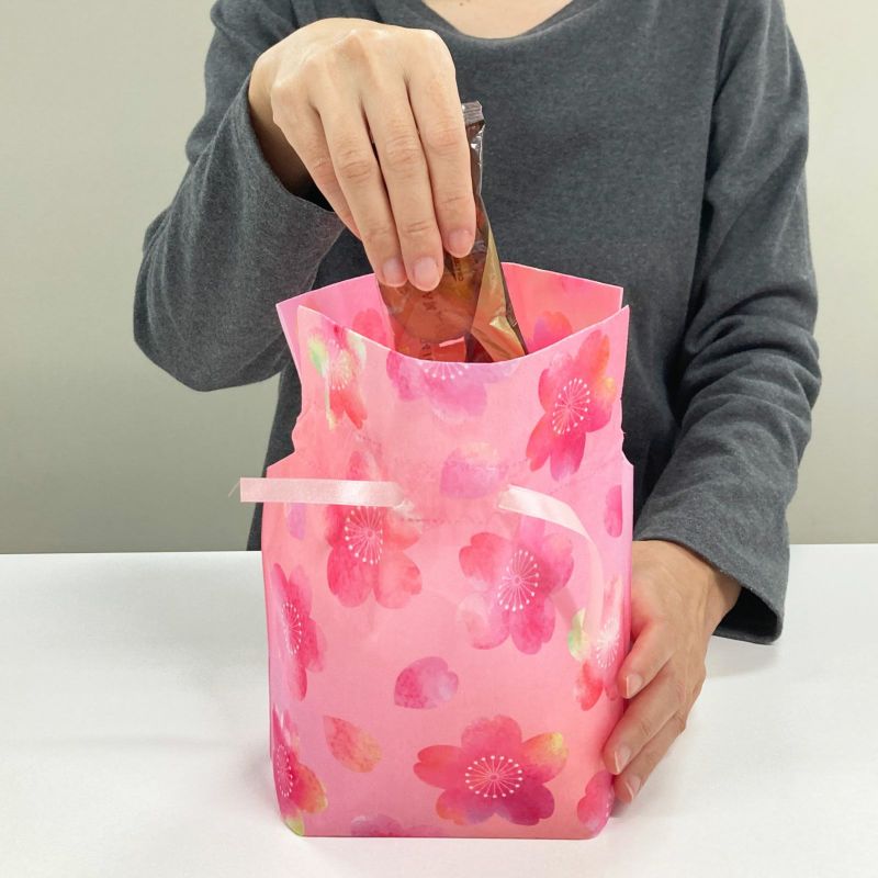 ラッピング｜【セミオーダー】巾着袋（小）｜不織布ラッピング袋｜100枚入