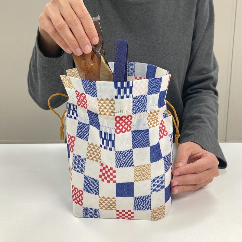 ラッピング｜【セミオーダー】巾着袋（小）｜不織布ラッピング袋｜100枚入