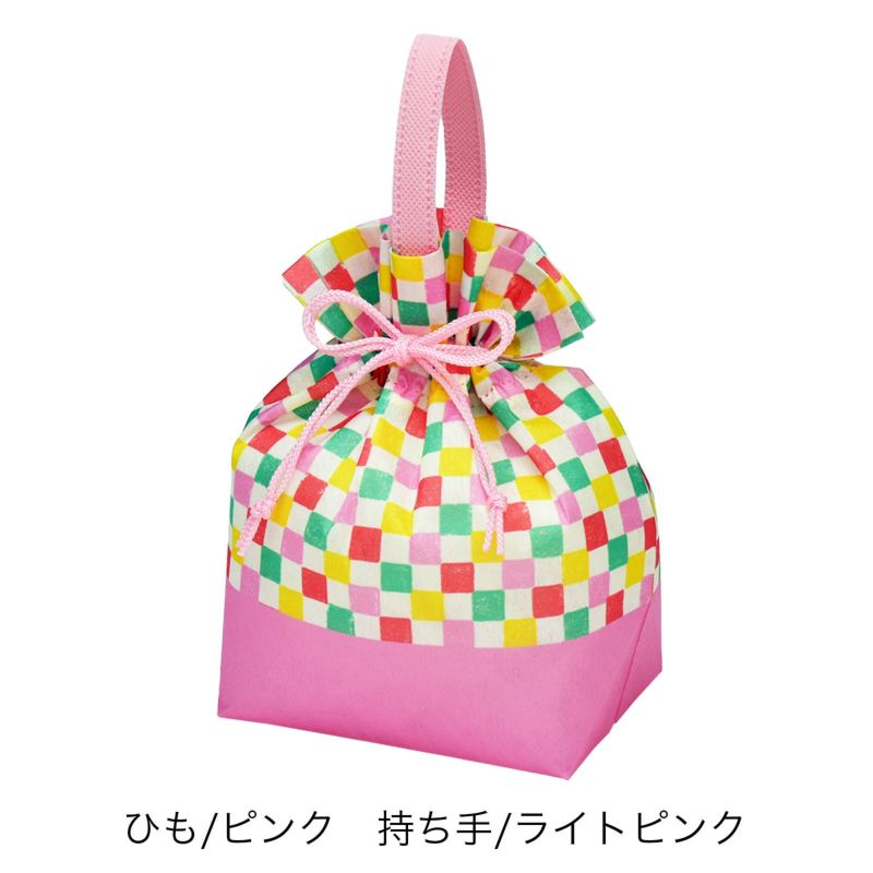 ラッピング｜【セミオーダー】巾着袋（小）｜不織布ラッピング袋｜100枚入