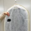 リボンがアクセントの洋服カバー L　（小売パック2枚入り）