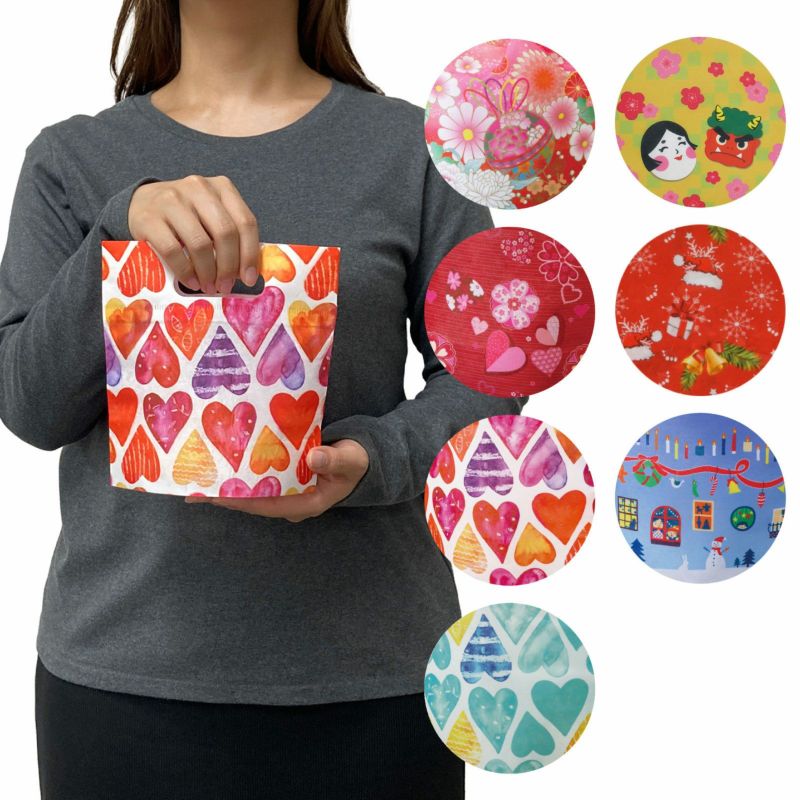 ラッピング｜小判抜きバッグミニFP　2024年冬柄　20枚入