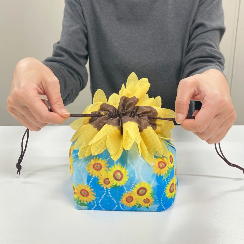 夏ラッピング｜お花巾着　夏柄ＦＰ