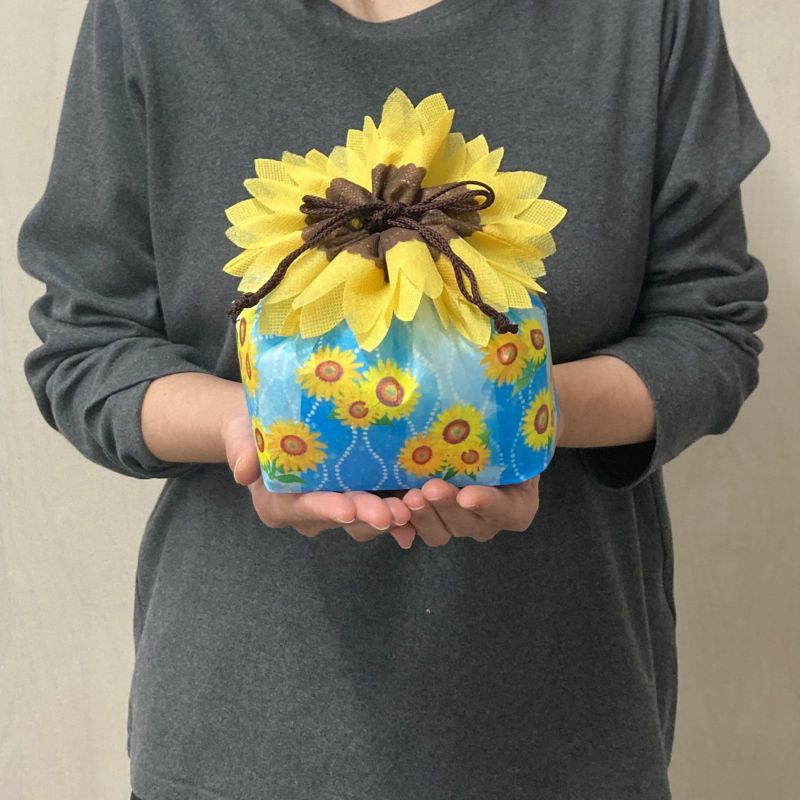 夏ラッピング｜お花巾着　夏柄ＦＰ