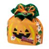 ラッピング｜【駄菓子セット】スクエア巾着　ハロウィンゴーストＦＰ 20枚入