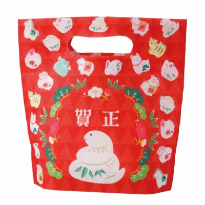 正月】干支ウマ年ラッピングセット｜不織布ギフト包装資材の仕入れ通販