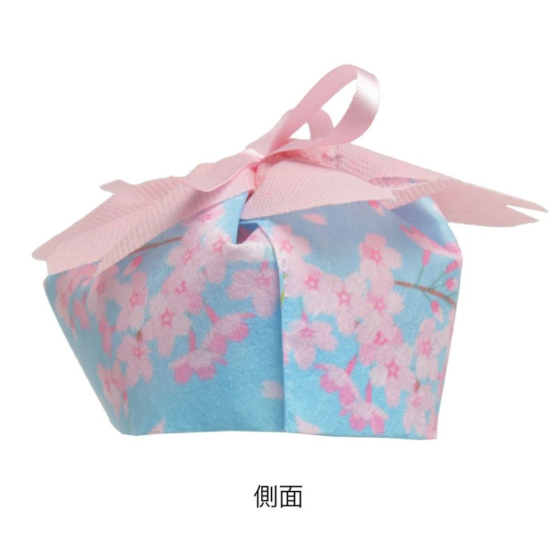 お花巾着　ミニ桜FP　20枚入～｜不織布ギフト包装資材の仕入れ通販 ラッピングの森