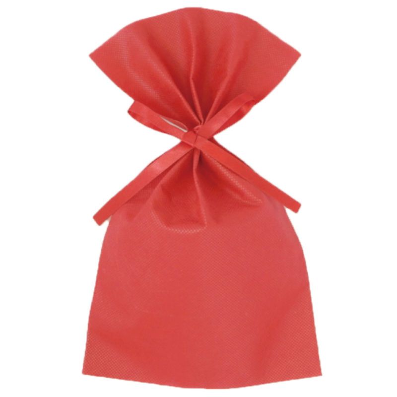 ラッピング｜【１０００枚以上専用】ソフトバッグベーシックS4　2穴リボン巾着　名入れ有 100枚入