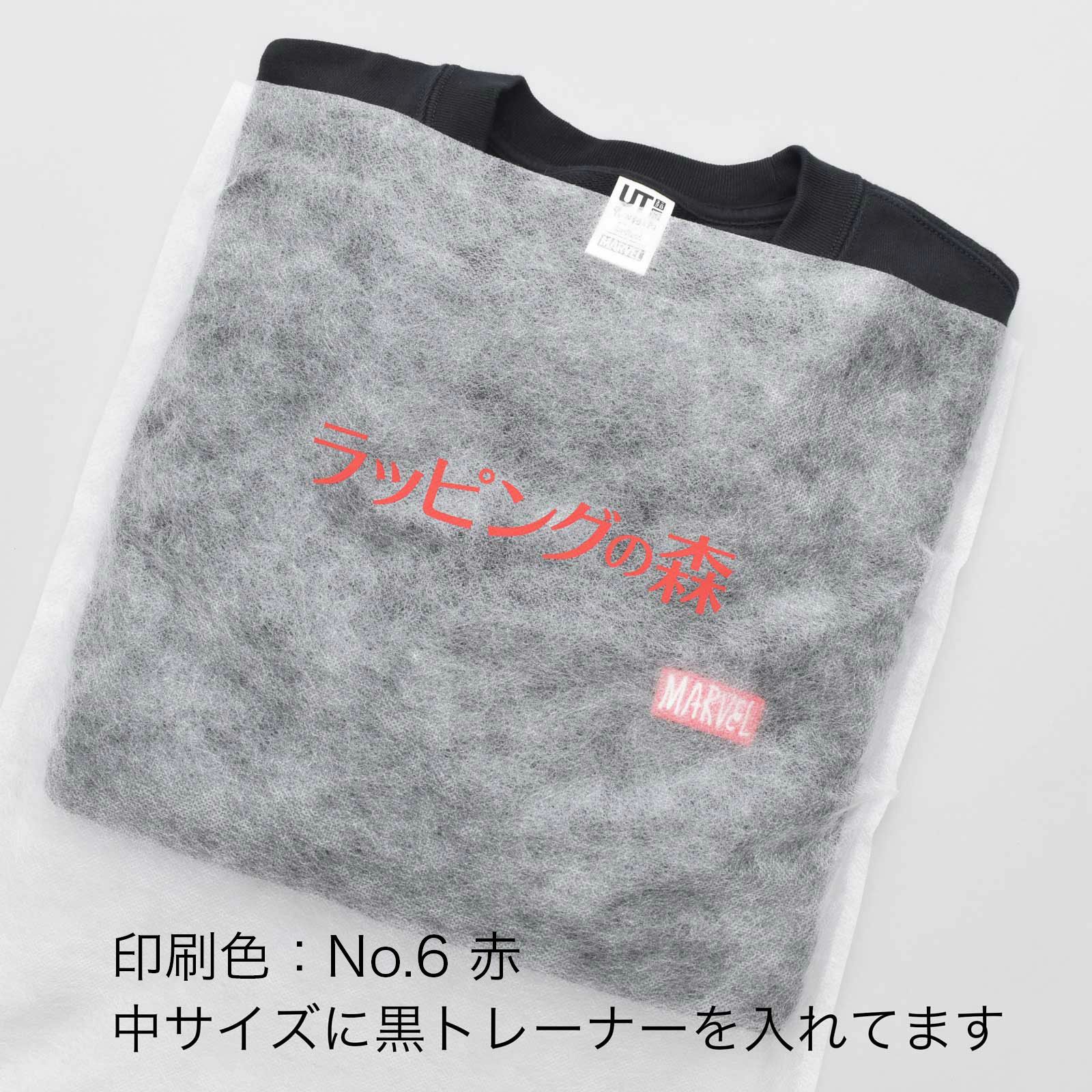  アパレル｜【1000枚以上専用】不織布製平袋　普通タイプ（20g）　中　名入れ有　100枚入