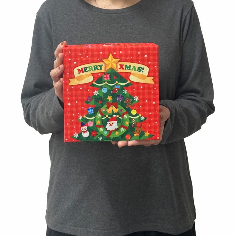 ラッピング｜フラットボックス 16×16　秋冬柄　25枚入