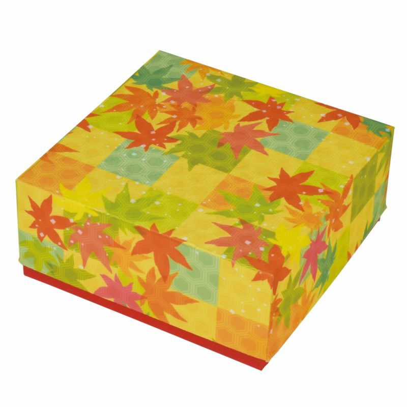 ラッピング｜フラットボックス 18×18　秋冬柄　25枚入