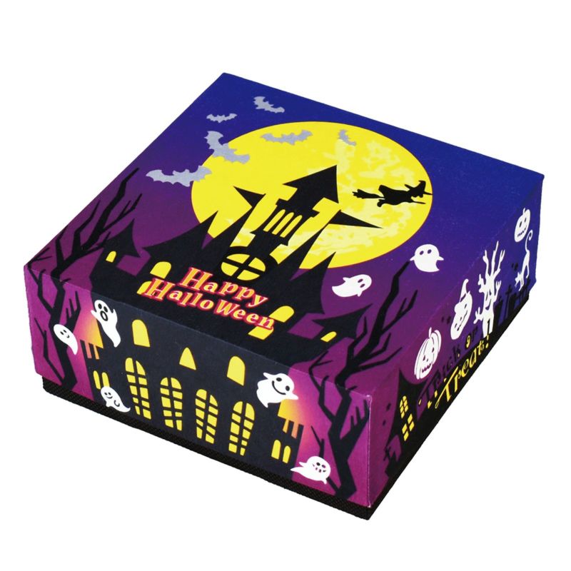 ラッピング｜フラットボックス 18×18　秋冬柄　25枚入