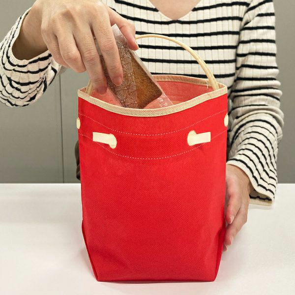 ラッピング｜【小ロット】リボンバッグ大　10枚入