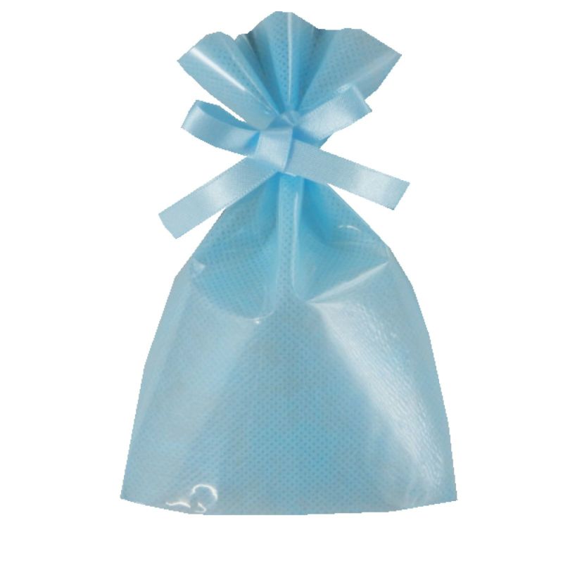 ラッピング｜【小ロット】ソフトバッグクリアS1　2穴リボン巾着 10枚入