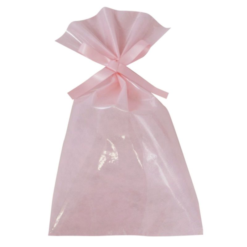 ラッピング｜【小ロット】ソフトバッグクリアS5　2穴リボン巾着 10枚入