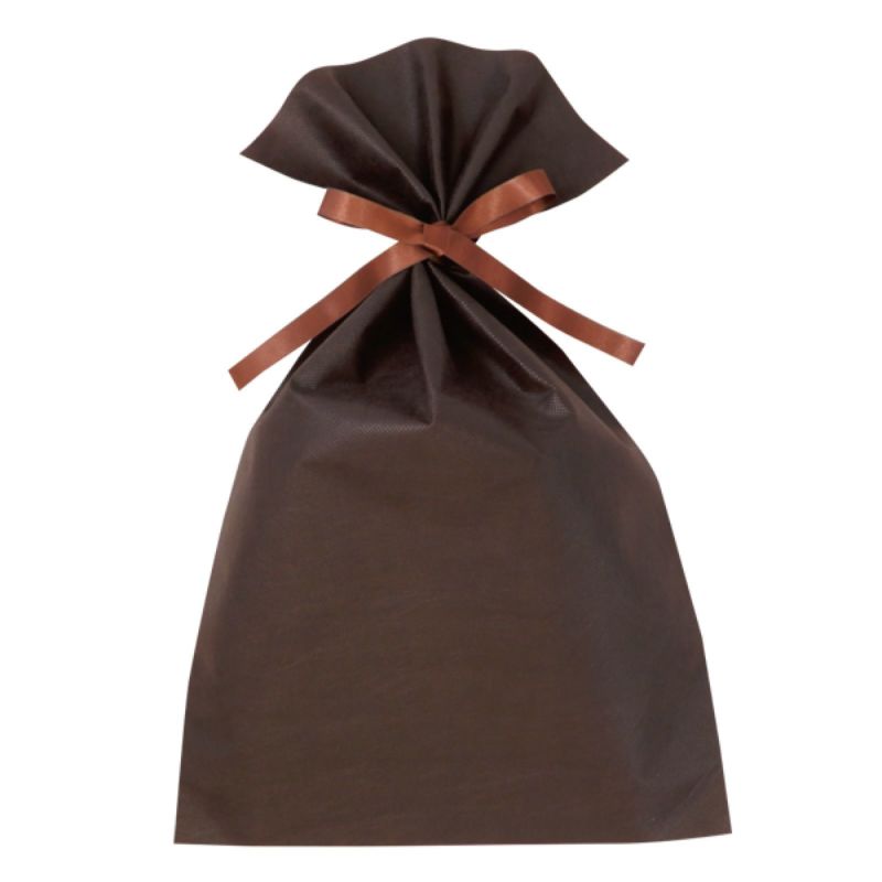 ラッピング｜ソフトバッグベーシックS6厚　2穴リボン巾着 50枚入～