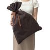 ラッピング｜ソフトバッグベーシックS7厚　2穴リボン巾着 50枚入～
