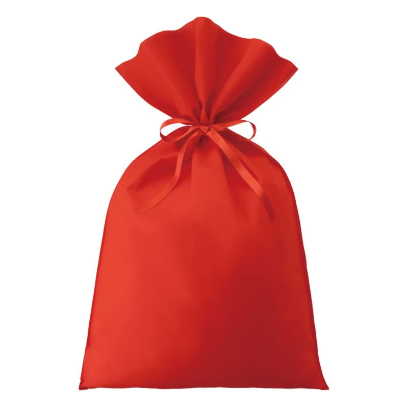 ラッピング｜ソフトバッグベーシックS8厚　2穴リボン巾着　50枚入