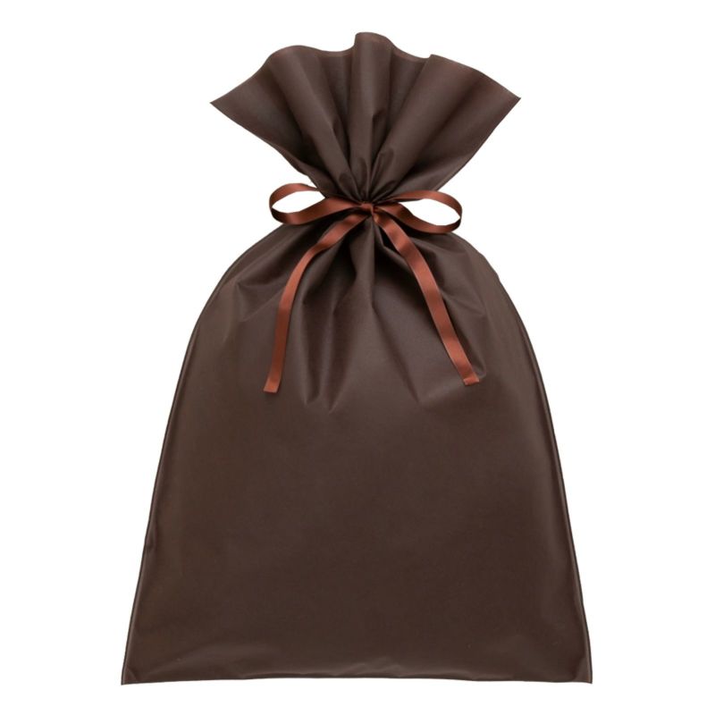 ラッピング｜ソフトバッグベーシックS8厚　2穴リボン巾着　50枚入