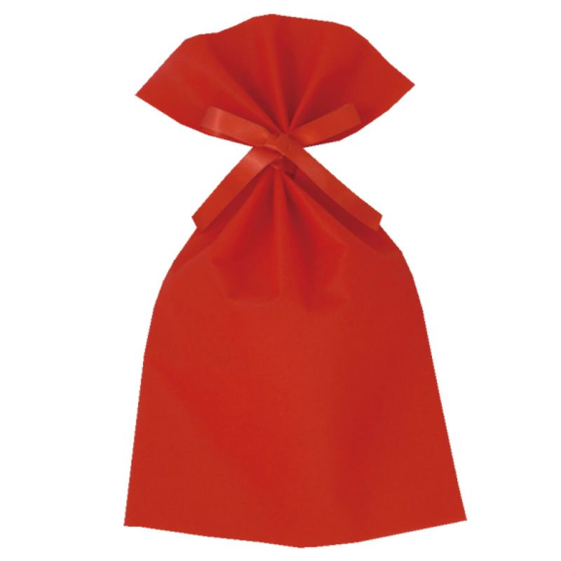 ラッピング｜ソフトバッグベーシックS5　2穴リボン巾着 10枚入