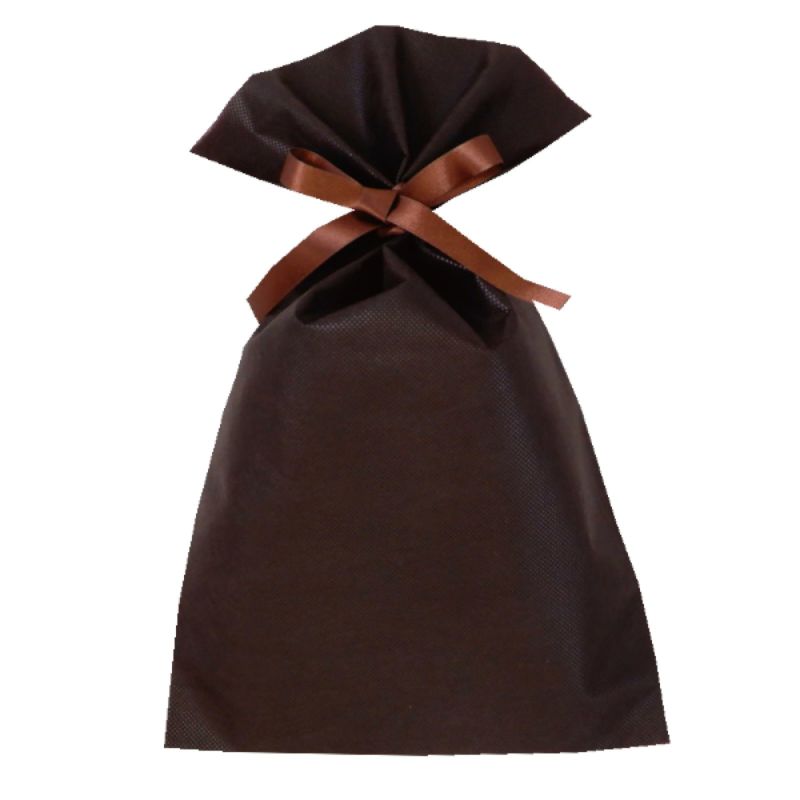 ラッピング｜ソフトバッグベーシックS5　2穴リボン巾着 10枚入