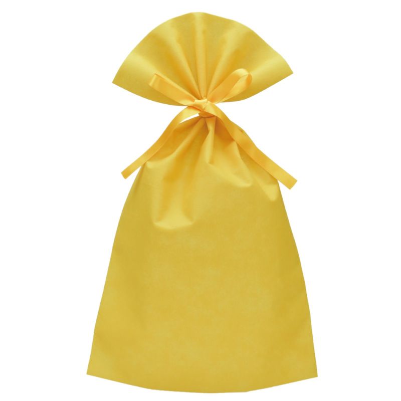 ラッピング｜ ソフトバッグベーシックS6　2穴リボン巾着 10枚入